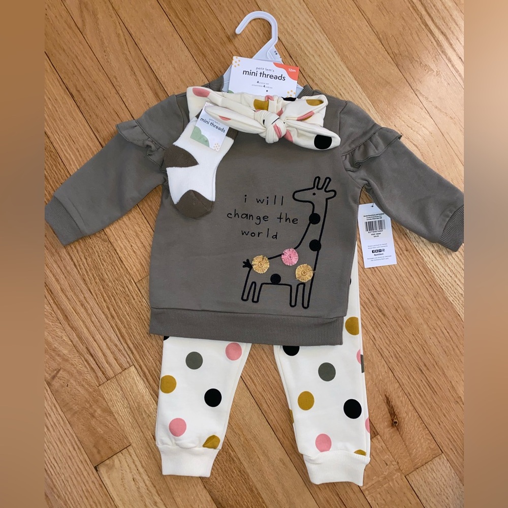 New Petite Lem’s Mini Threads 4 Piece Outfit